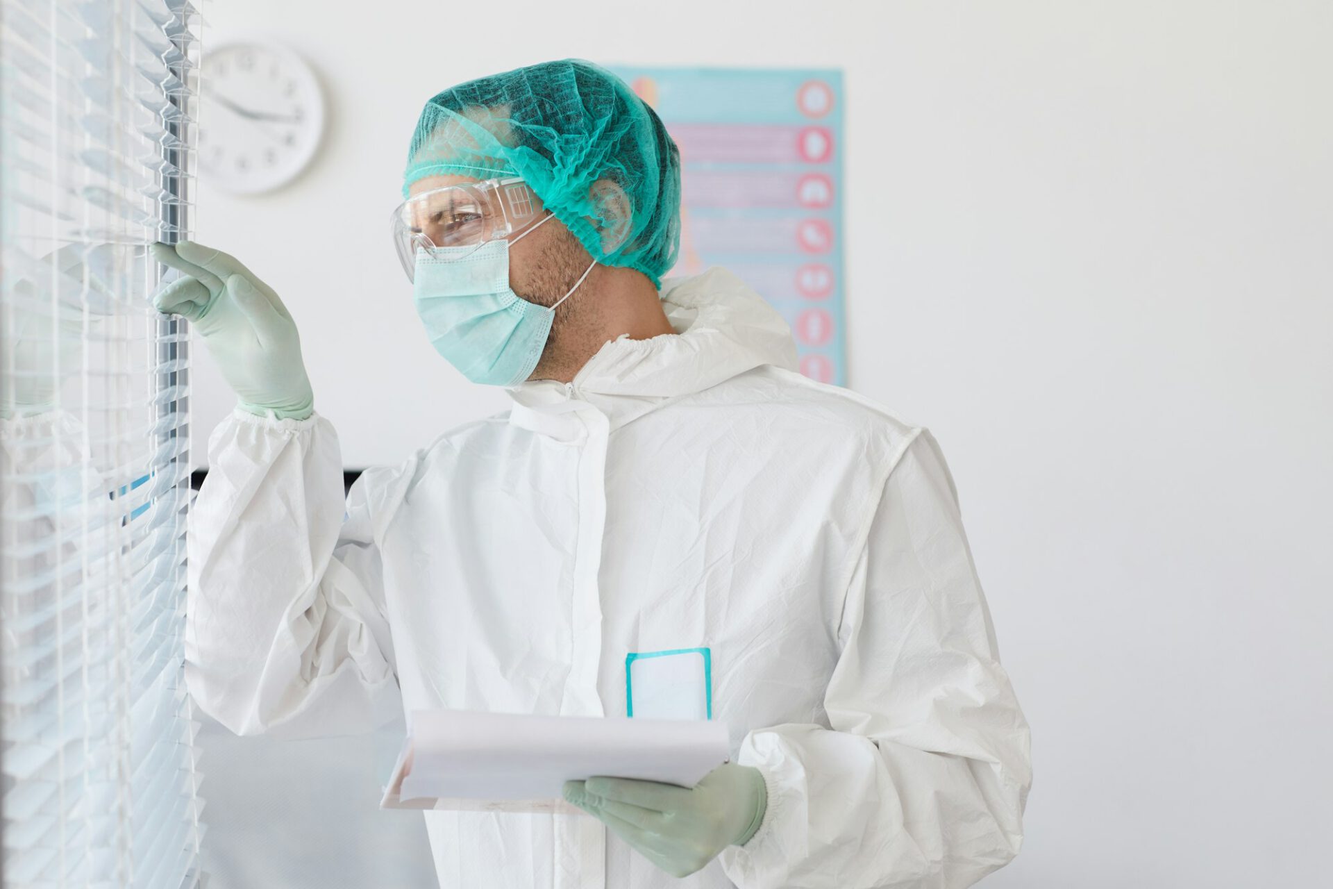 Doctor working at hospital